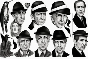 leonard cohen tattoo idea