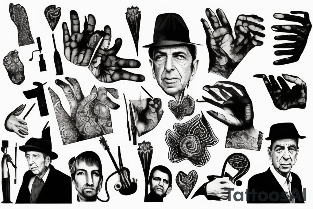 leonard cohen tattoo idea