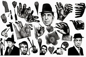 leonard cohen tattoo idea