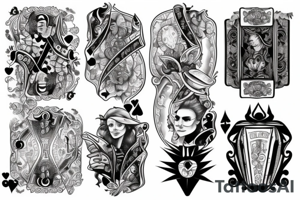 Poker tattoo idea
