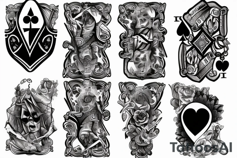 Poker tattoo idea