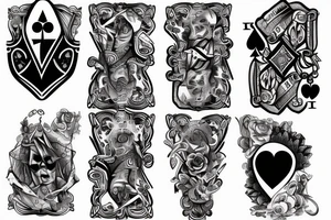 Poker tattoo idea