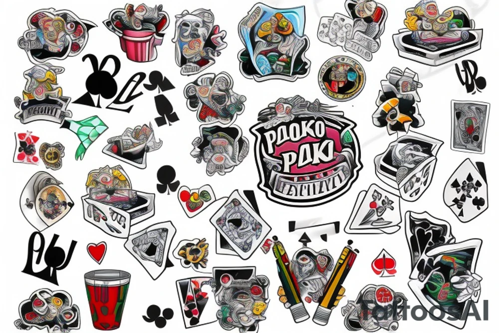 Poker tattoo idea