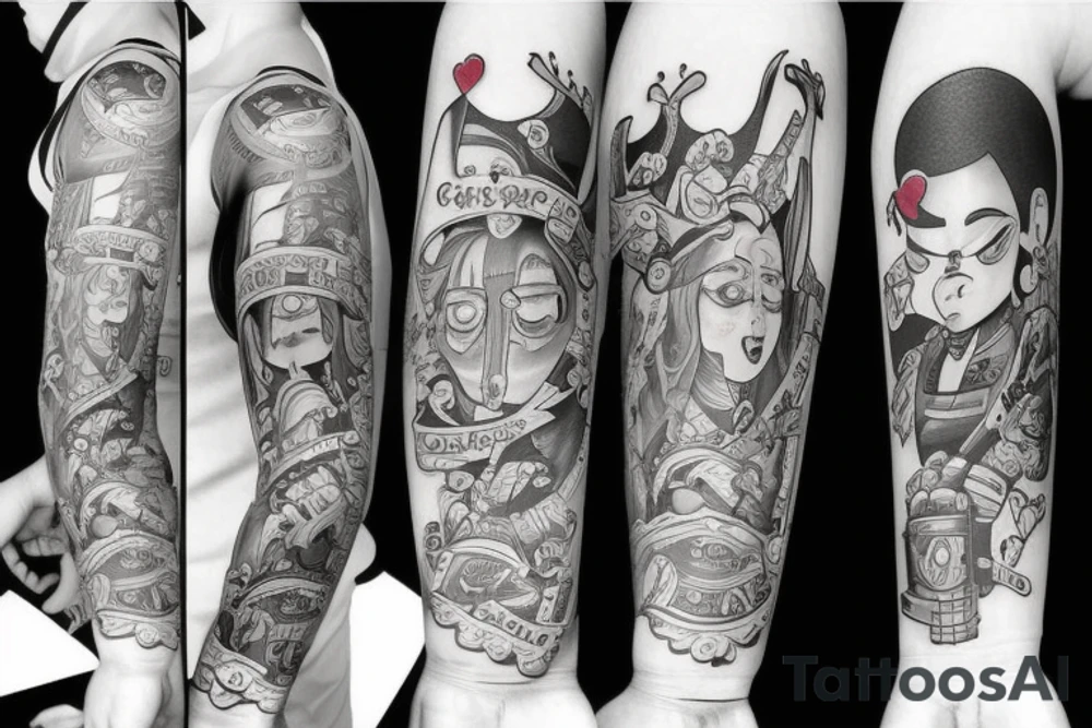 Poker tattoo idea