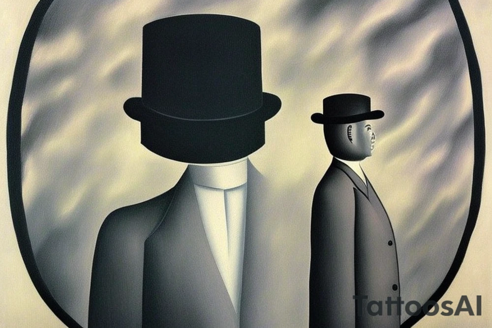 René Magritte's Son of Man painting. tattoo idea