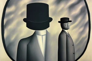 René Magritte's Son of Man painting. tattoo idea