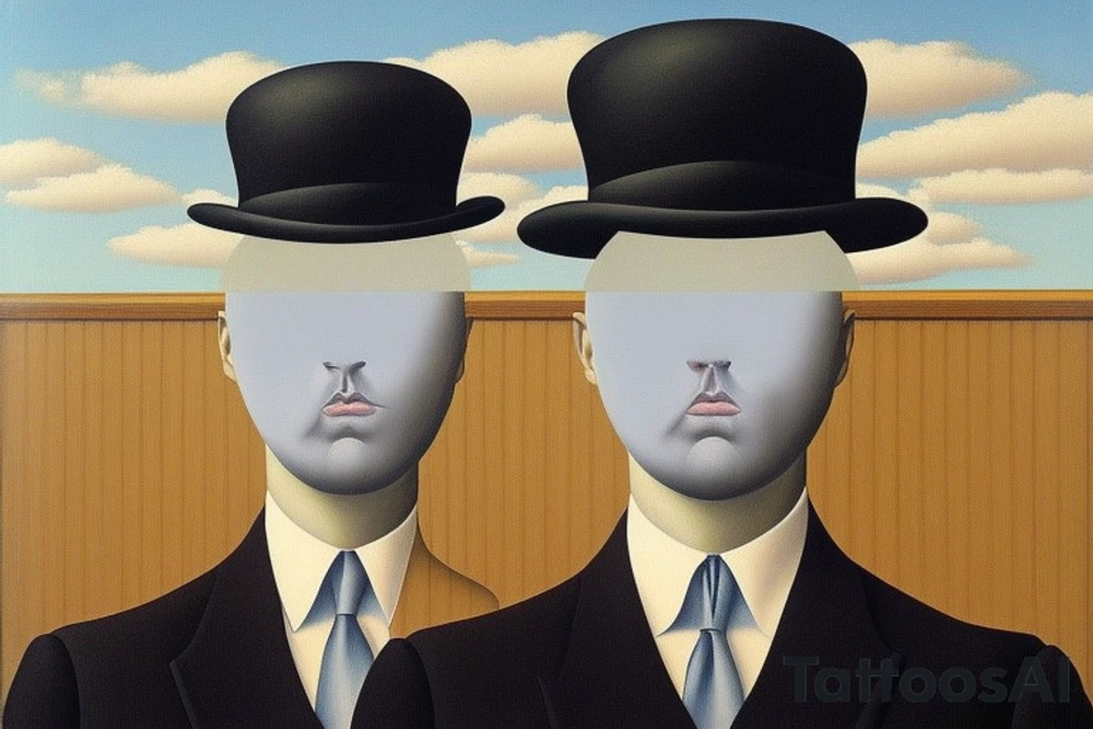 René Magritte's Son of Man painting. tattoo idea