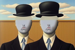 René Magritte's Son of Man painting. tattoo idea