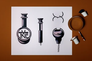 René Magritte's this is not a pipe painting. tattoo idea