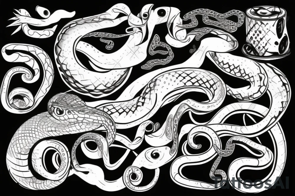 Snake tattoo idea