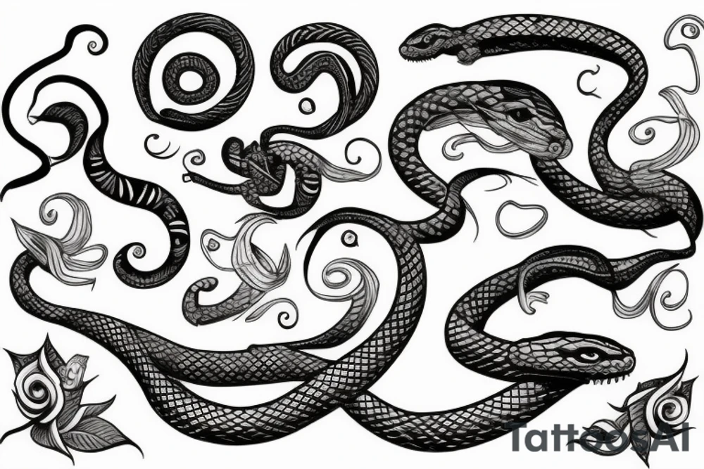 snake tattoo idea
