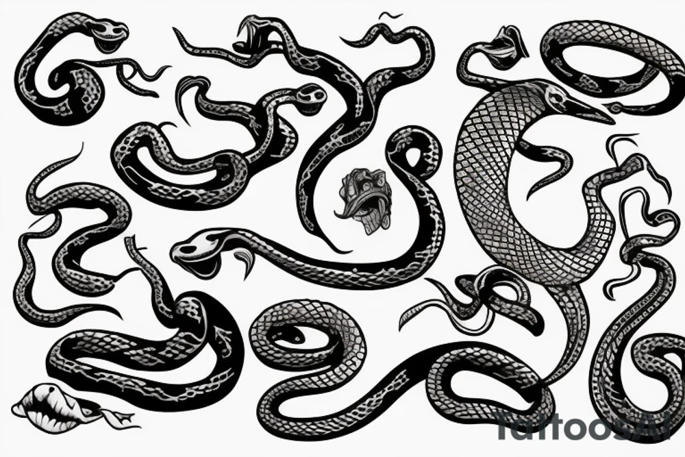snake tattoo idea