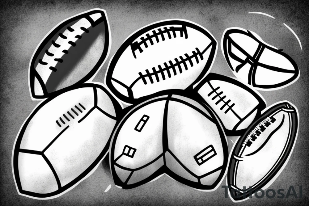 football tattoo idea