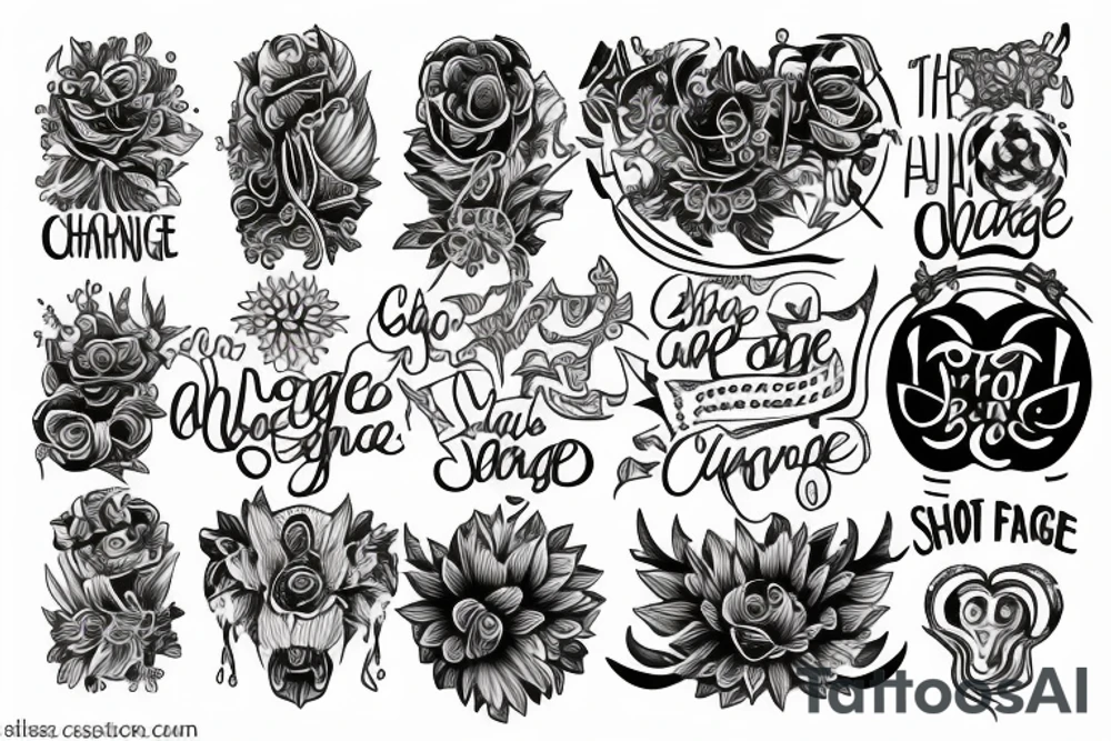 Acceptance of change tattoo idea