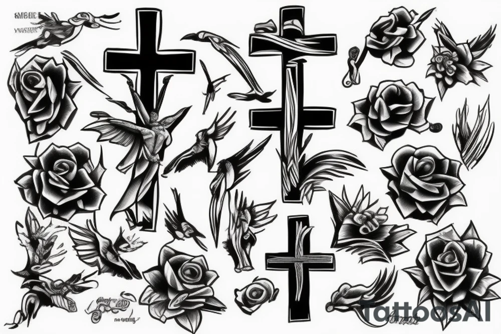 cross tattoo idea