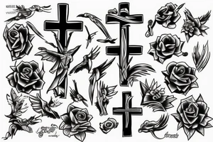 cross tattoo idea