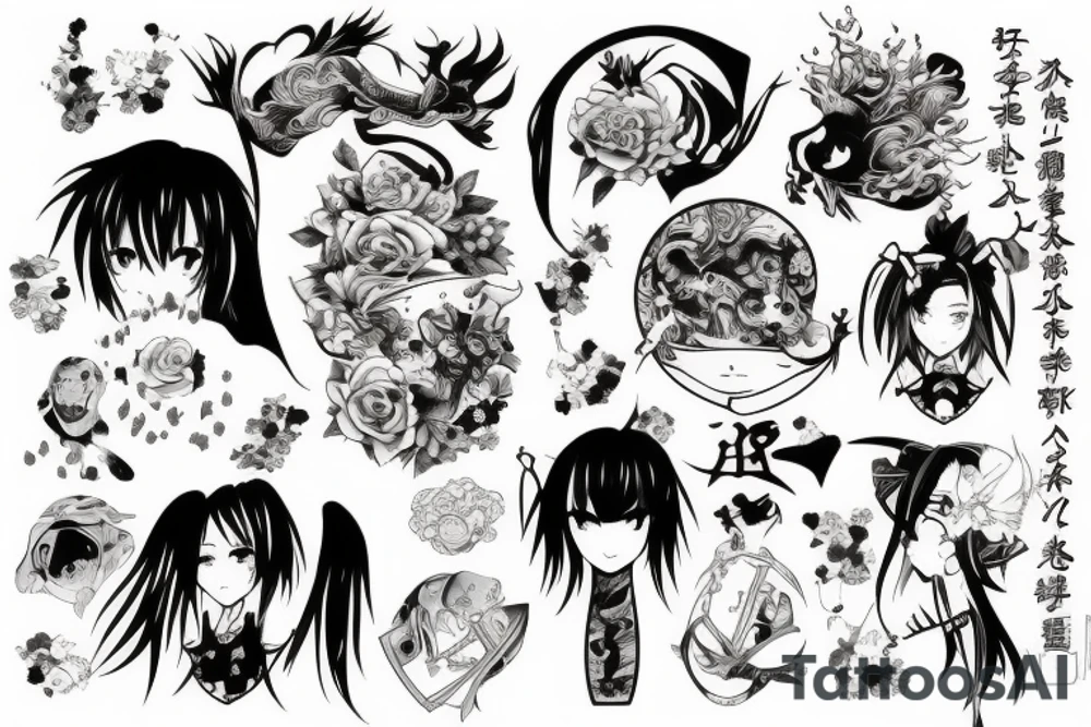 anime tattoo idea