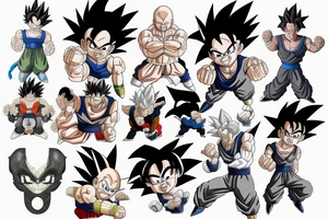 dragon ball tattoo idea