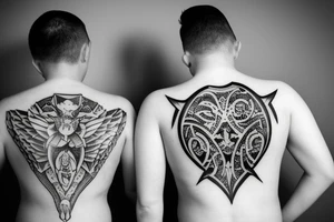 Photo with my brother in childhood tattoo idea