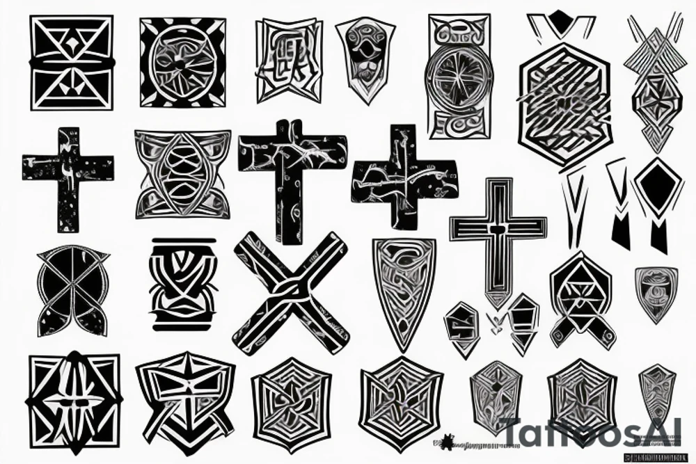 Cross tattoo idea