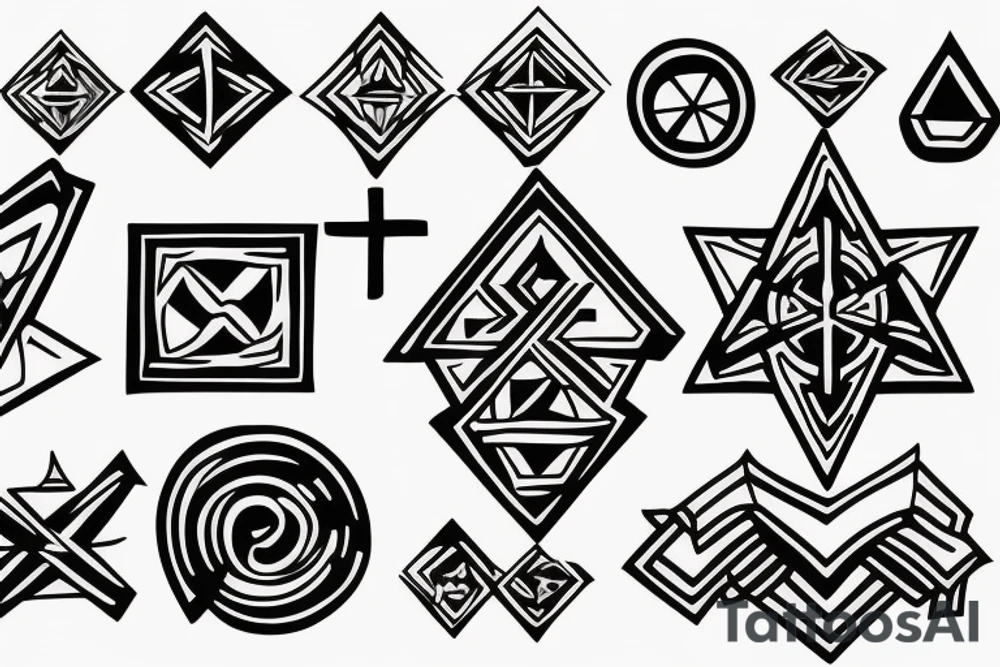 Cross tattoo idea