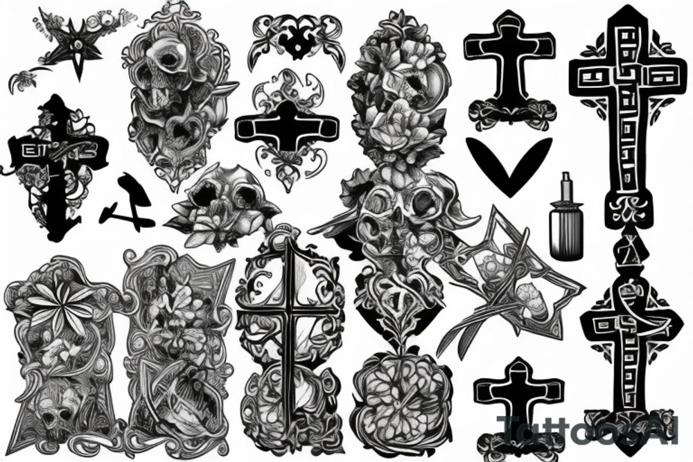 Cross tattoo idea