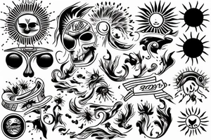 trailer with the sun tattoo idea