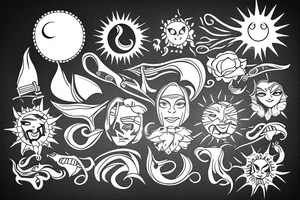 trailer with the sun tattoo idea