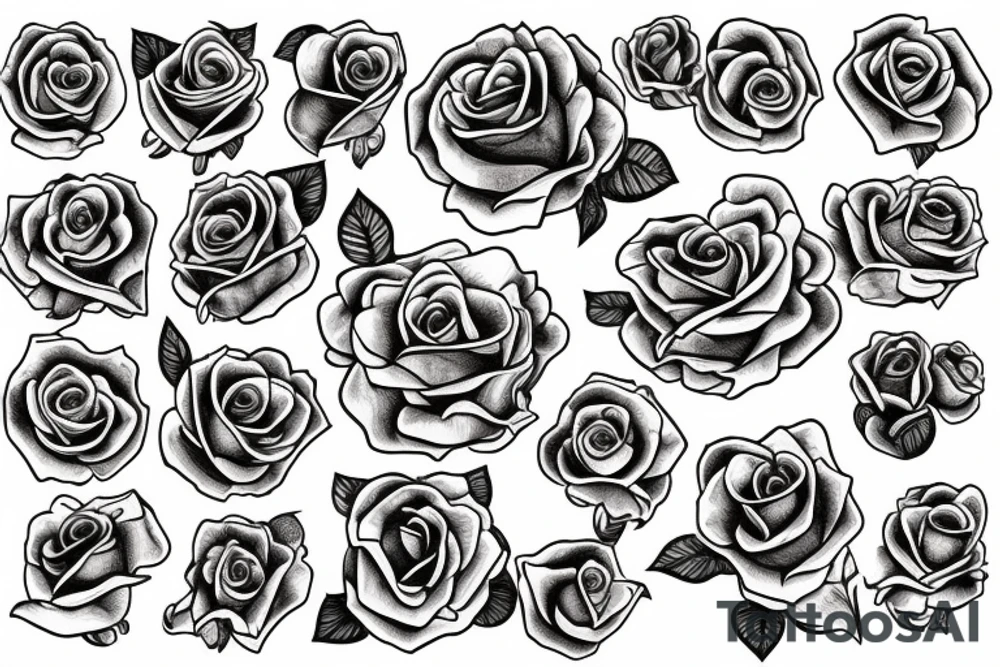rose tattoo idea
