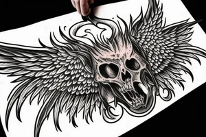 lucifer vs michael tattoo idea