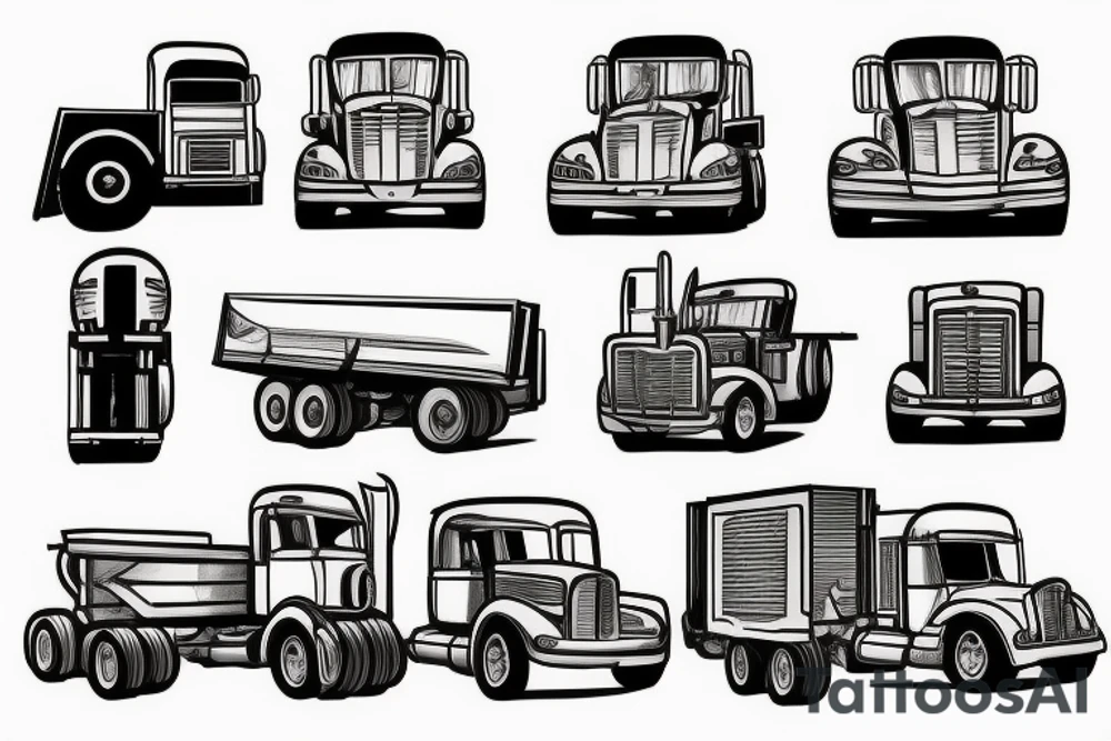 truck tattoo idea