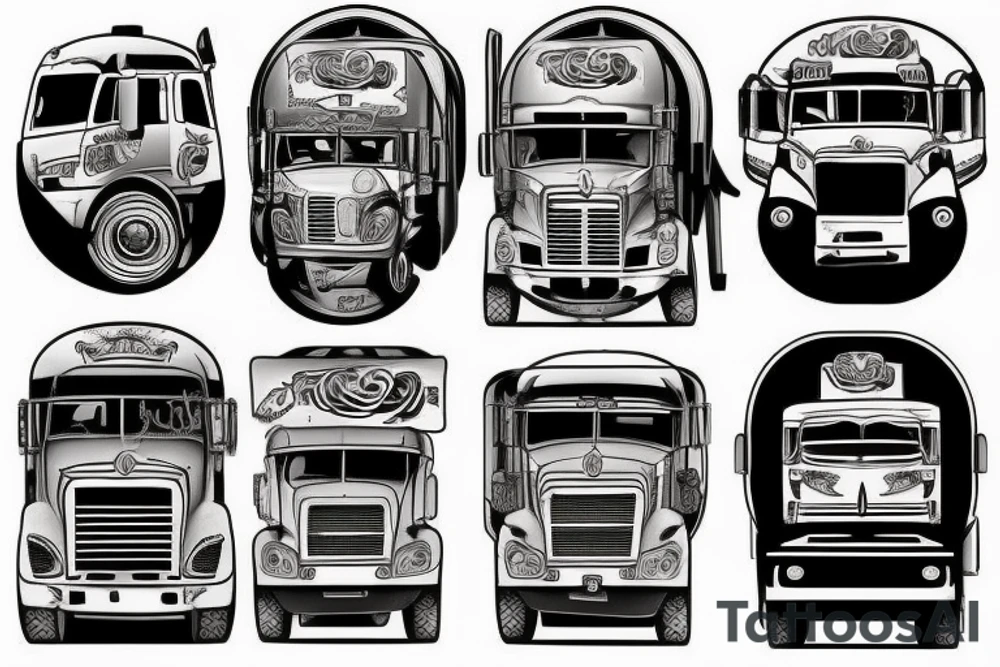 truck tattoo idea