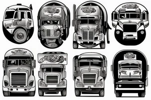 truck tattoo idea