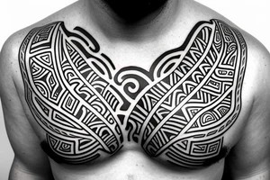 Maori, chest and middle of underarm, tattoo idea