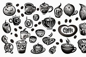 coffee bean tattoo idea