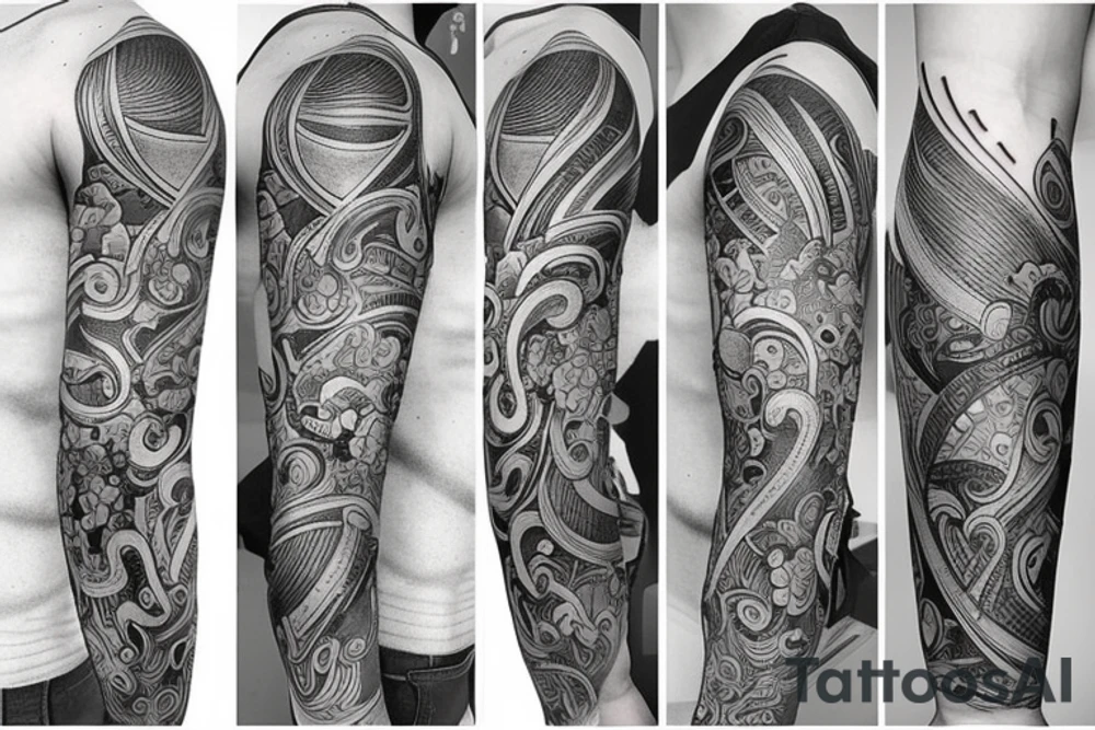 Funky and fun tattoos. Fine lines. Detailed dyes tattoo idea