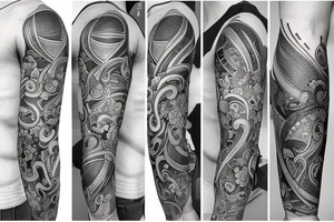 Funky and fun tattoos. Fine lines. Detailed dyes tattoo idea