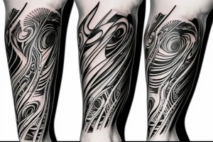 Forearm sleeve tattoo idea