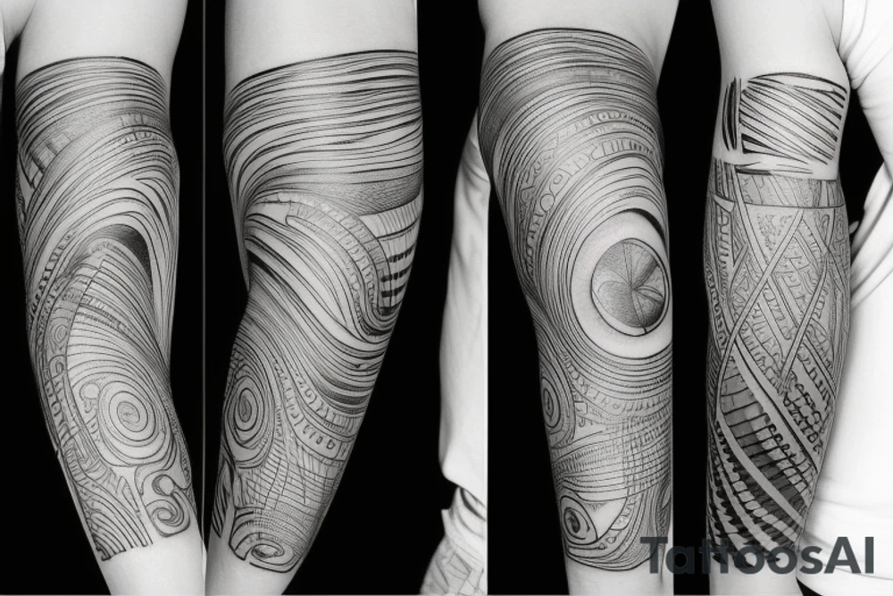 Forearm sleeve tattoo idea