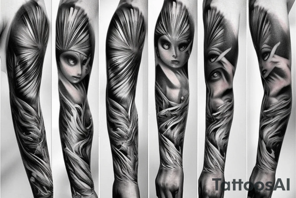 Forearm sleeve tattoo idea