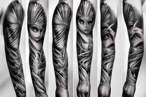 Forearm sleeve tattoo idea