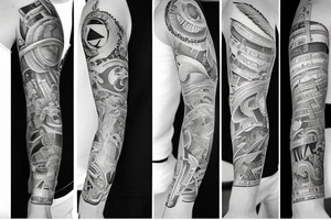 Forearm sleeve tattoo idea