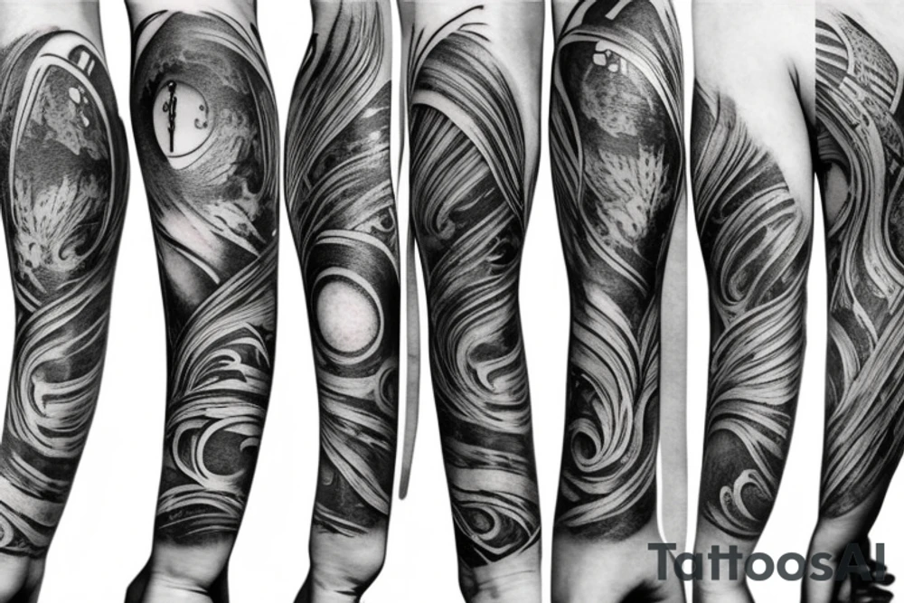 Forearm sleeve tattoo idea