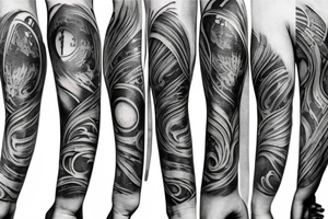 Forearm sleeve tattoo idea