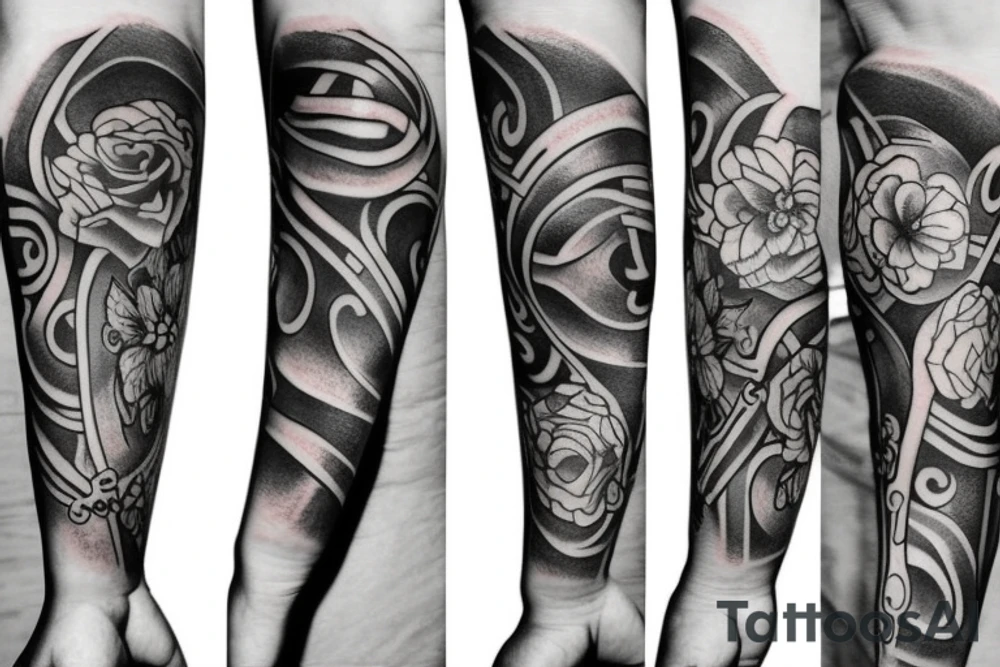 Forearm sleeve tattoo idea