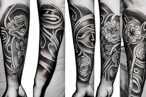 Forearm sleeve tattoo idea