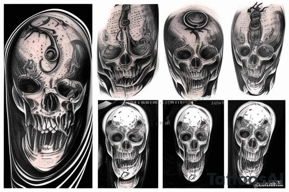 giger style tattoo idea