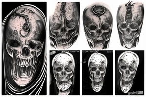 giger style tattoo idea
