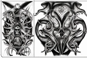 giger style tattoo idea