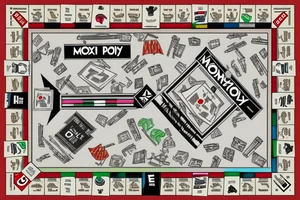 monopoly style with Mexico background tattoo idea